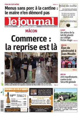 Le Journal de Saône et Loire N°20201213 du 13 décembre 2020 à télécharger sur iPad
