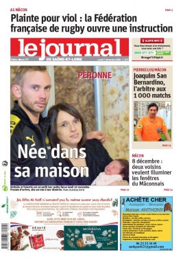 Le Journal de Saône et Loire N°20201207 du 07 décembre 2020 à télécharger sur iPad