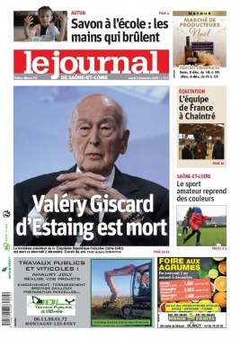 Le Journal de Saône et Loire N°20201203 du 03 décembre 2020 à télécharger sur iPad