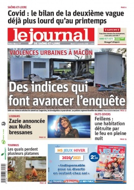 Le Journal de Saône et Loire N°20201117 du 17 novembre 2020 à télécharger sur iPad
