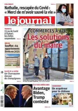 Le Journal de Saône et Loire N°20201105 du 05 novembre 2020 à télécharger sur iPad