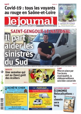 Le Journal de Saône et Loire N°20201013 du 13 octobre 2020 à télécharger sur iPad