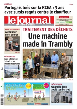 Le Journal de Saône et Loire N°20201008 du 08 octobre 2020 à télécharger sur iPad
