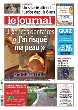 Le Journal de Saône et Loire N°20200927 du 27 septembre 2020 à télécharger sur iPad