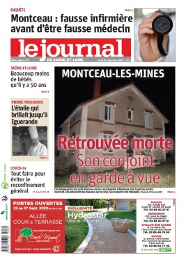Le Journal de Saône et Loire N°20200924 du 24 septembre 2020 à télécharger sur iPad