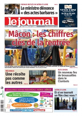 Le Journal de Saône et Loire N°20200829 du 29 août 2020 à télécharger sur iPad