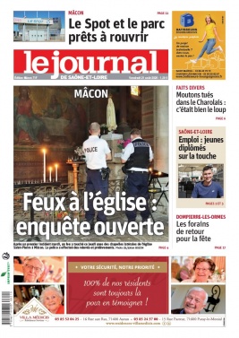 Le Journal de Saône et Loire N°20200821 du 21 août 2020 à télécharger sur iPad