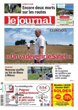 Le Journal de Saône et Loire N°20200726 du 26 juillet 2020 à télécharger sur iPad