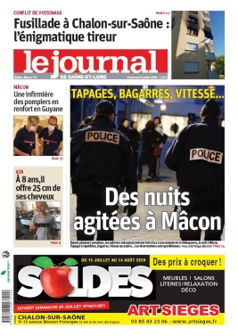 Le Journal de Saône et Loire N°20200724 du 24 juillet 2020 à télécharger sur iPad