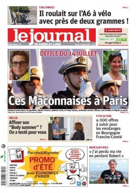 Le Journal de Saône et Loire N°20200714 du 14 juillet 2020 à télécharger sur iPad