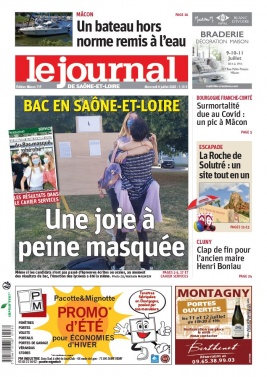Le Journal de Saône et Loire N°20200708 du 08 juillet 2020 à télécharger sur iPad