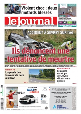 Le Journal de Saône et Loire N°20200705 du 05 juillet 2020 à télécharger sur iPad