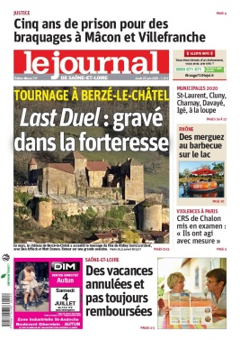 Le Journal de Saône et Loire N°20200625 du 25 juin 2020 à télécharger sur iPad