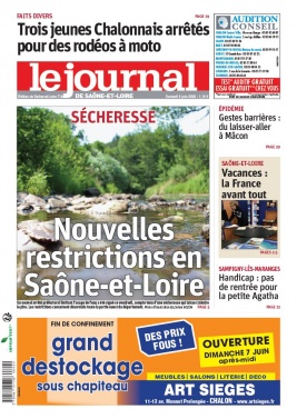 Le Journal de Saône et Loire N°20200606 du 06 juin 2020 à télécharger sur iPad