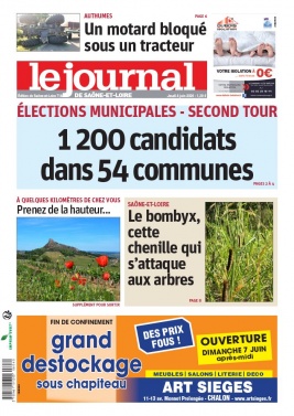 Le Journal de Saône et Loire N°20200604 du 04 juin 2020 à télécharger sur iPad