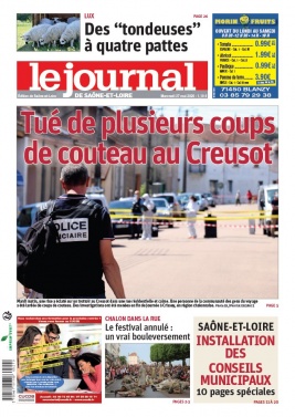 Le Journal de Saône et Loire N°20200527 du 27 mai 2020 à télécharger sur iPad