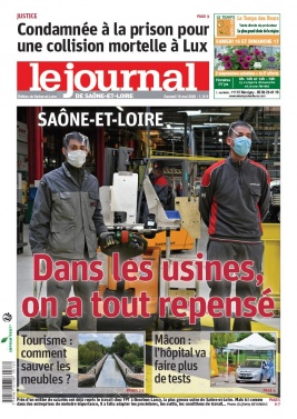 Le Journal de Saône et Loire N°20200516 du 16 mai 2020 à télécharger sur iPad