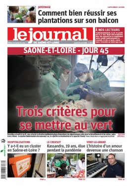 Le Journal de Saône et Loire N°20200430 du 30 avril 2020 à télécharger sur iPad