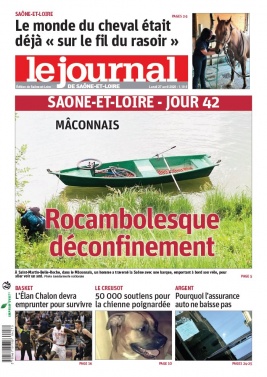 Le Journal de Saône et Loire N°20200427 du 27 avril 2020 à télécharger sur iPad
