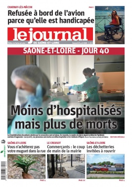 Le Journal de Saône et Loire N°20200425 du 25 avril 2020 à télécharger sur iPad