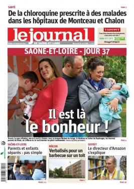 Le Journal de Saône et Loire N°20200422 du 22 avril 2020 à télécharger sur iPad