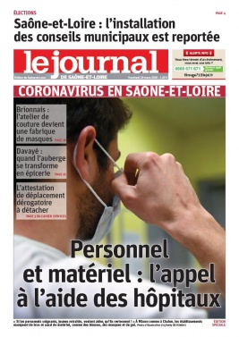 Le Journal de Saône et Loire N°20200320 du 20 mars 2020 à télécharger sur iPad
