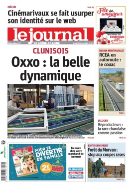 Le Journal de Saône et Loire N°20200213 du 13 février 2020 à télécharger sur iPad