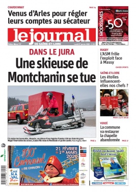 Le Journal de Saône et Loire N°20200127 du 27 janvier 2020 à télécharger sur iPad