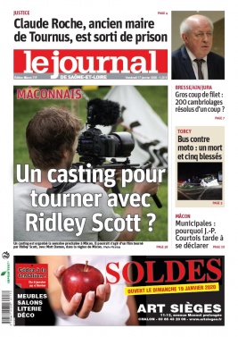 Le Journal de Saône et Loire N°20200117 du 17 janvier 2020 à télécharger sur iPad