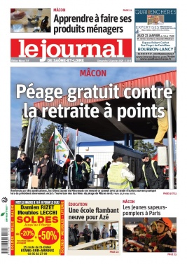 Le Journal de Saône et Loire N°20200112 du 12 janvier 2020 à télécharger sur iPad
