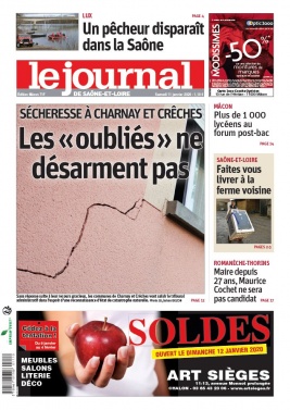 Le Journal de Saône et Loire N°20200111 du 11 janvier 2020 à télécharger sur iPad