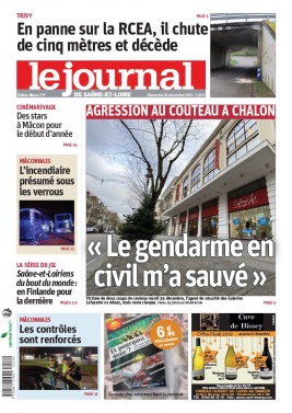 Le Journal de Saône et Loire N°20191229 du 29 décembre 2019 à télécharger sur iPad