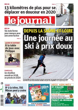 Le Journal de Saône et Loire N°20191228 du 28 décembre 2019 à télécharger sur iPad