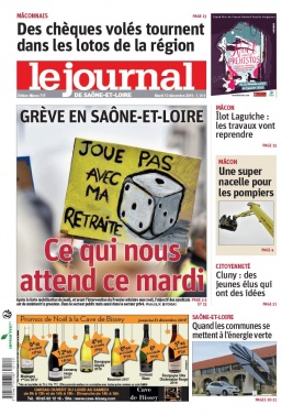 Le Journal de Saône et Loire N°20191210 du 10 décembre 2019 à télécharger sur iPad