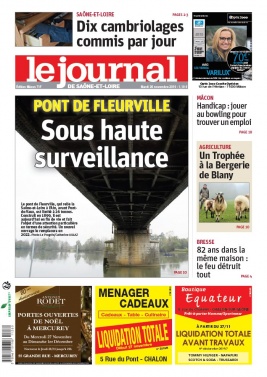 Le Journal de Saône et Loire N°20191126 du 26 novembre 2019 à télécharger sur iPad