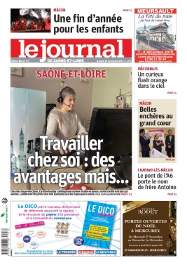 Le Journal de Saône et Loire N°20191123 du 23 novembre 2019 à télécharger sur iPad