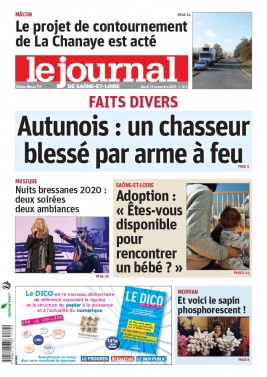 Le Journal de Saône et Loire N°20191119 du 19 novembre 2019 à télécharger sur iPad