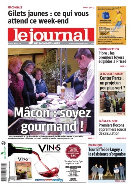 Le Journal de Saône et Loire N°20191116 du 16 novembre 2019 à télécharger sur iPad