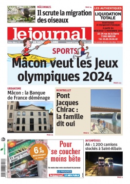 Le Journal de Saône et Loire N°20191115 du 15 novembre 2019 à télécharger sur iPad