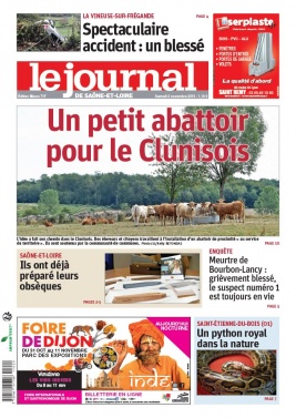 Le Journal de Saône et Loire N°20191102 du 02 novembre 2019 à télécharger sur iPad