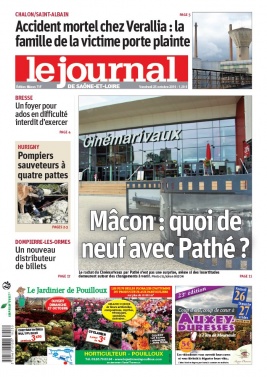 Le Journal de Saône et Loire N°20191025 du 25 octobre 2019 à télécharger sur iPad