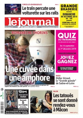 Le Journal de Saône et Loire N°20190929 du 29 septembre 2019 à télécharger sur iPad