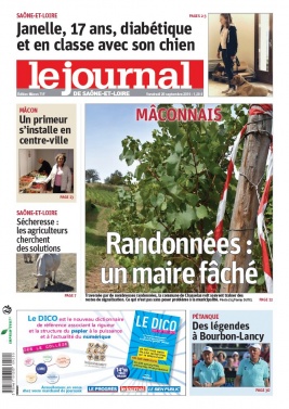 Le Journal de Saône et Loire N°20190920 du 20 septembre 2019 à télécharger sur iPad