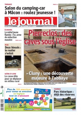 Le Journal de Saône et Loire N°20190919 du 19 septembre 2019 à télécharger sur iPad