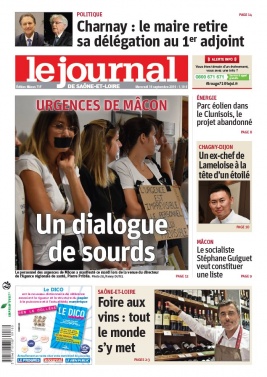 Le Journal de Saône et Loire N°20190918 du 18 septembre 2019 à télécharger sur iPad