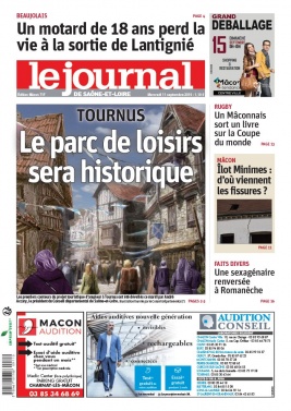 Le Journal de Saône et Loire N°20190911 du 11 septembre 2019 à télécharger sur iPad