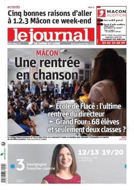 Le Journal de Saône et Loire N°20190903 du 03 septembre 2019 à télécharger sur iPad