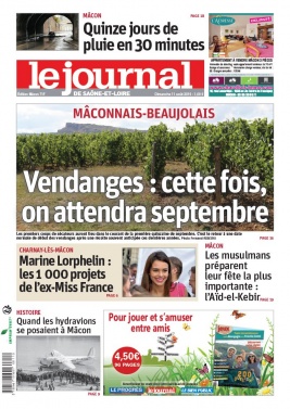 Le Journal de Saône et Loire N°20190811 du 11 août 2019 à télécharger sur iPad