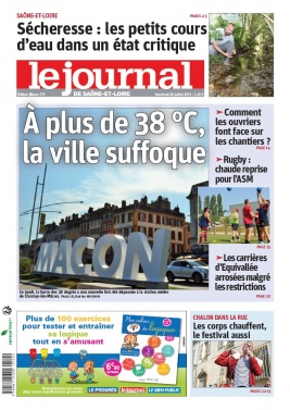 Le Journal de Saône et Loire N°20190726 du 26 juillet 2019 à télécharger sur iPad