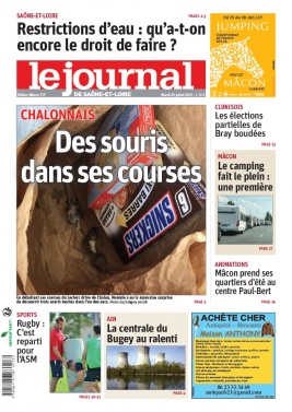 Le Journal de Saône et Loire N°20190723 du 23 juillet 2019 à télécharger sur iPad